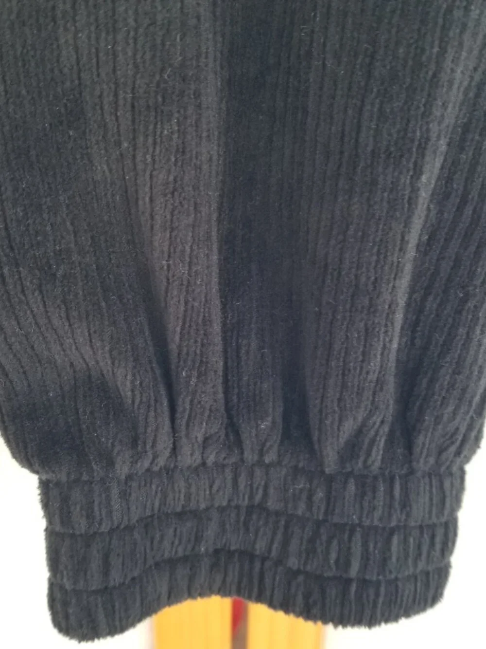 Moto Jacket Aerie Short Black  Zip Up Corduroy Size XL Pockets